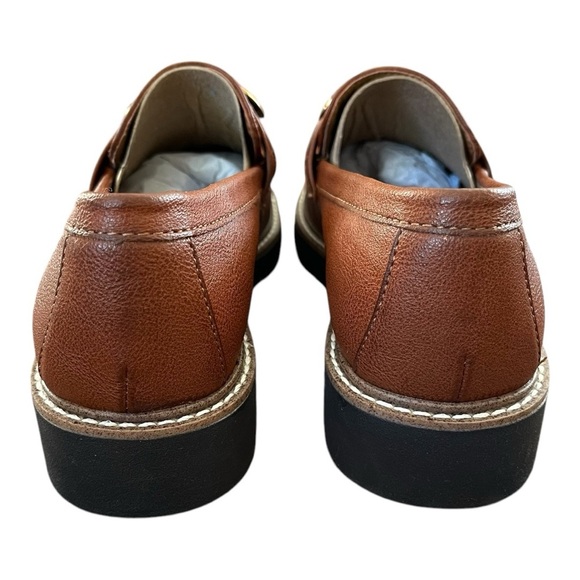 Eurosoft Lola Loafer Women’s Brown Slip On Lug Sole Support Footbed NIB Size 6 - Picture 6 of 10